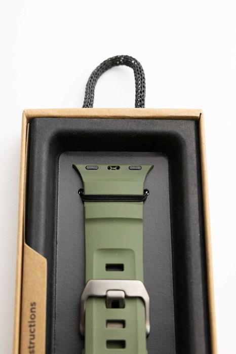 Ремінець Nomad Rocky Point Natural Titanium Hardware Forest 46mm/49mm