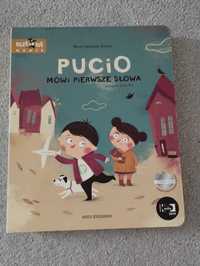 Pucio mówi pierwsze słowa książka książeczka dla dzieci