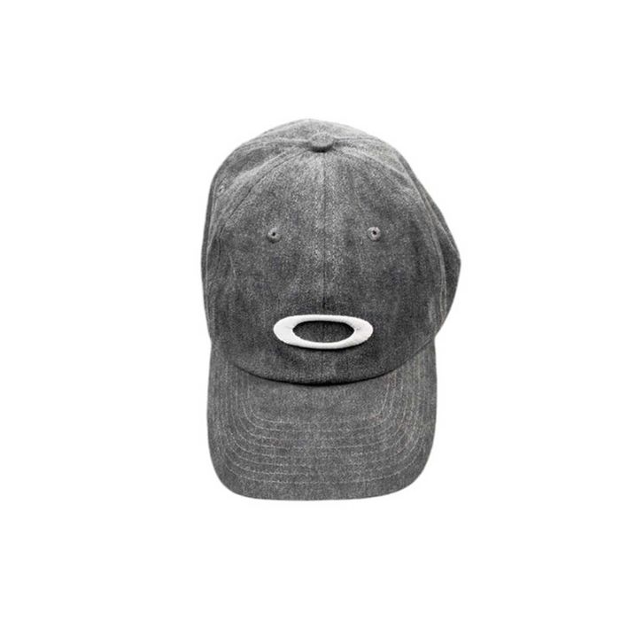 Кепка Oakley Remix Dad Hat Black Logo White