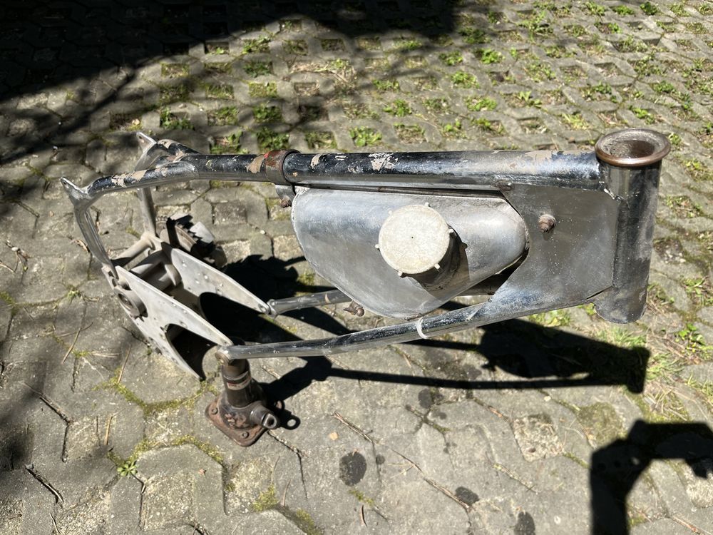 Rama motocykla żużel, blachy silnika, bak, jawa gm 500 żużlowy