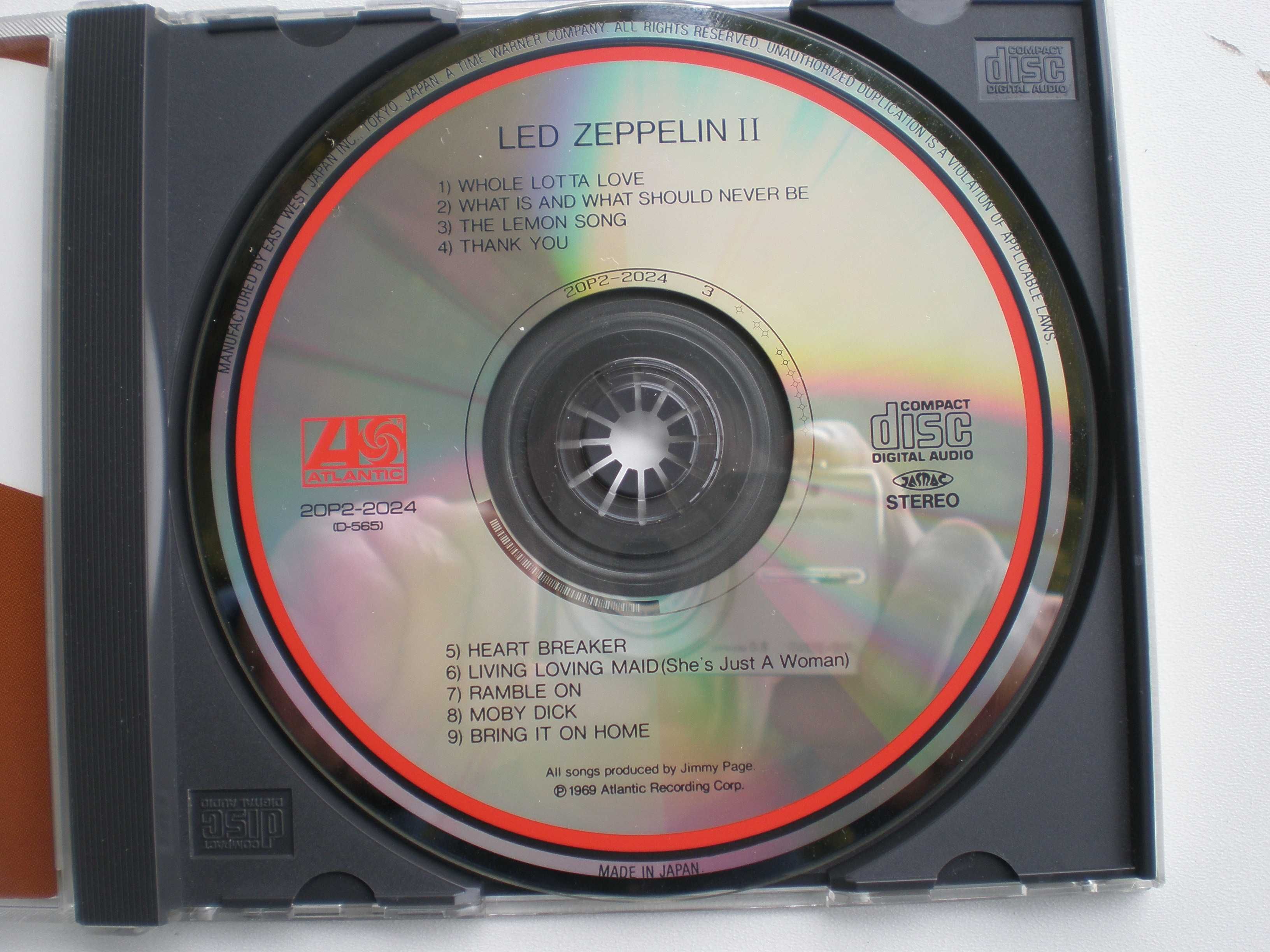 Продам cd Led Zeppelin II 20P2-2024