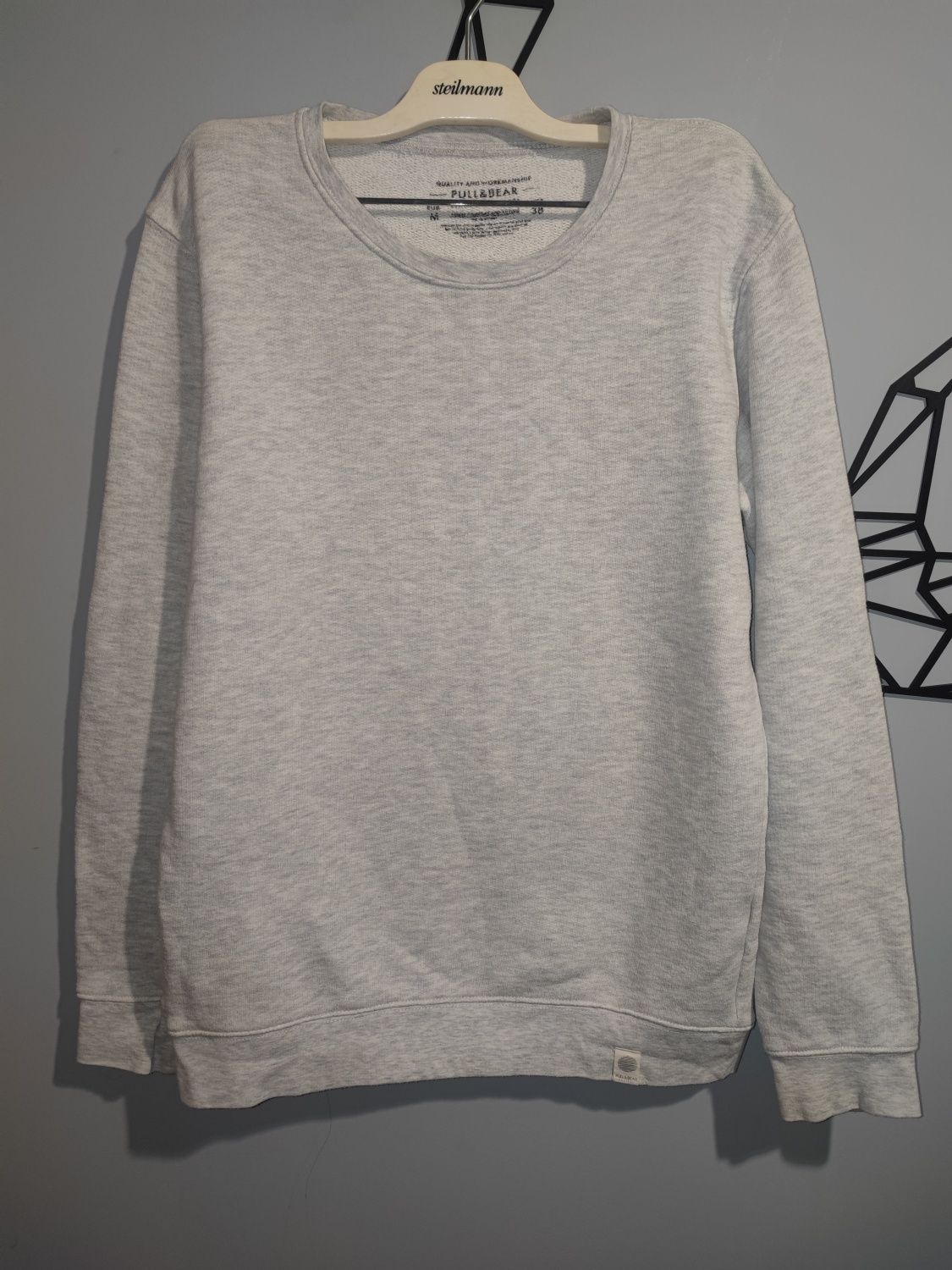 Szara bluza Pull & Bear M