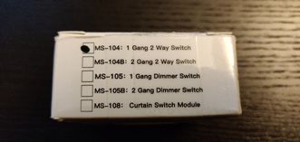 Modulo interruptor IOT TUYA - 1 Circuito - Controlo 2 vias