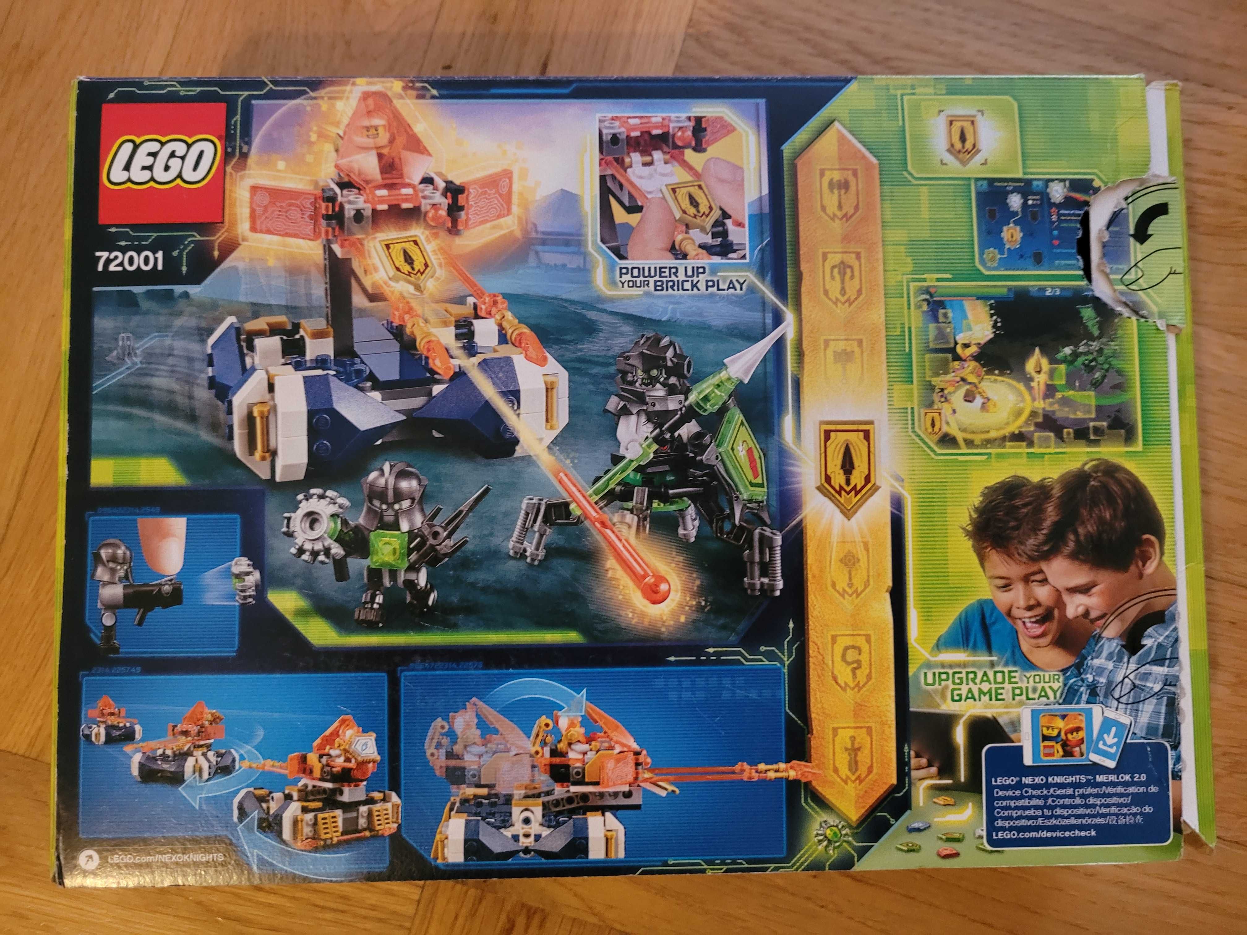 Lego Nexo Knights 2 zest.: Katap.Chaosu 70311, Poduszkow.Lance'a 72001