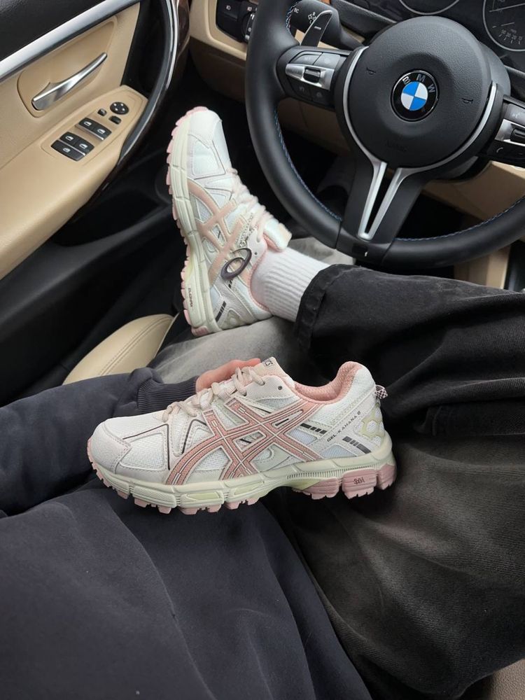 Рожеві асікси, ASICS kahana 8 pink beige, бежеві асікси, асікси, асікс