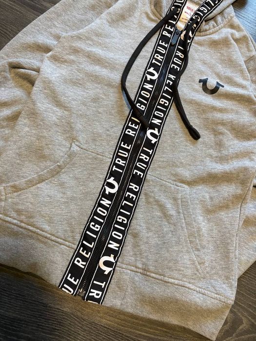 зип худи True religion на лампасах оригинал