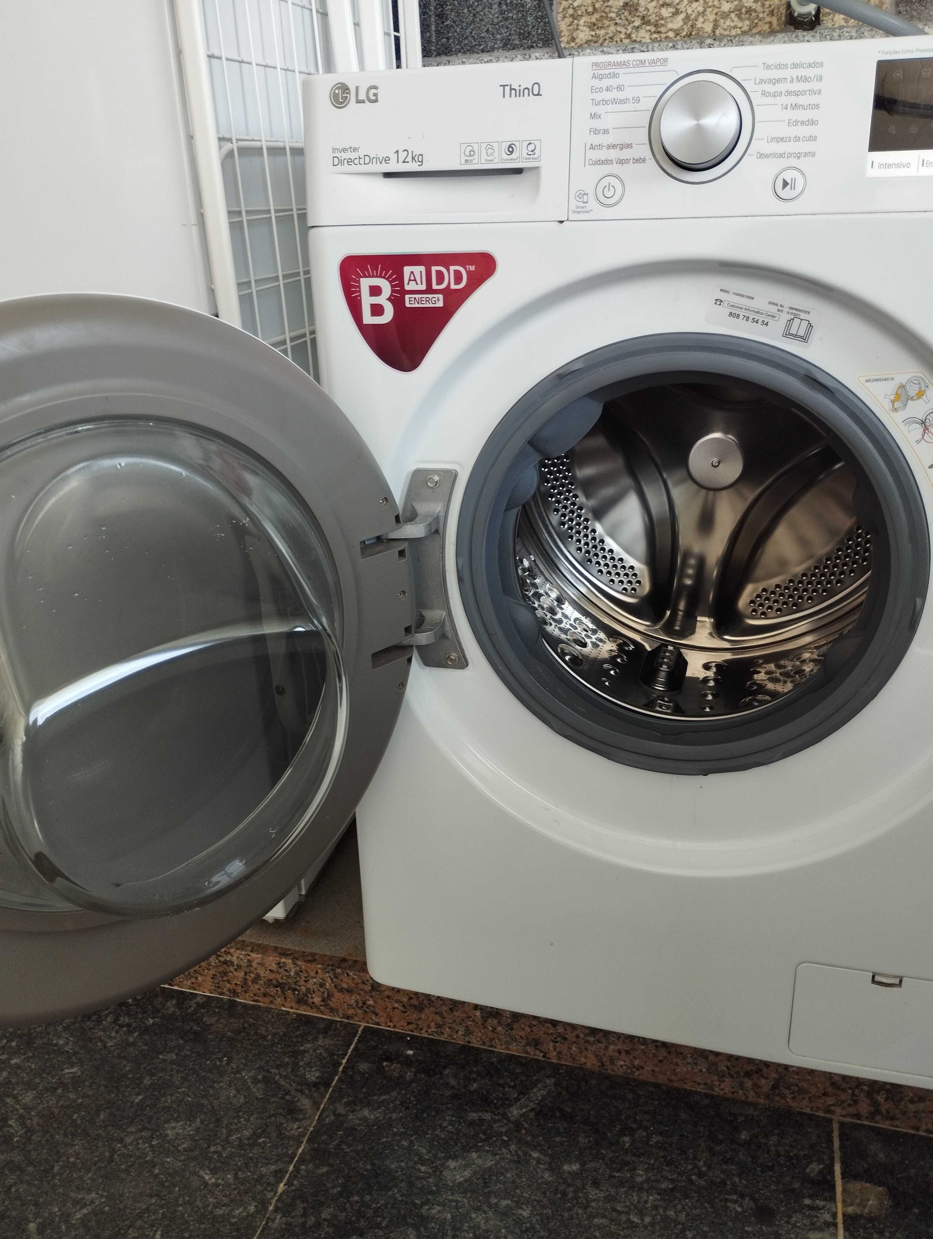 Maquina de lavar LG 12kg