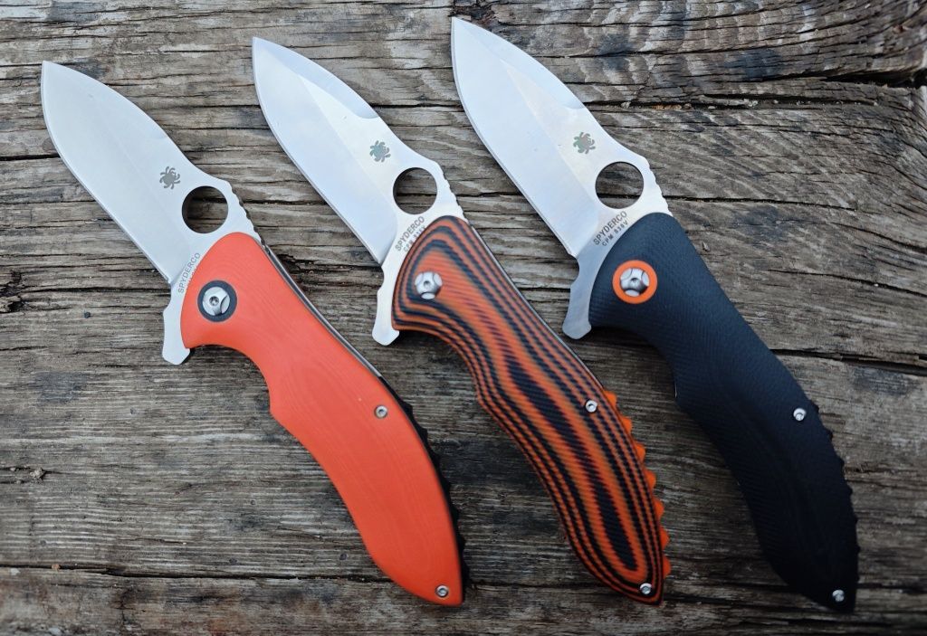 SPYDERCO RUBICON C187, ломик на подшипниках,флипер с G10,military