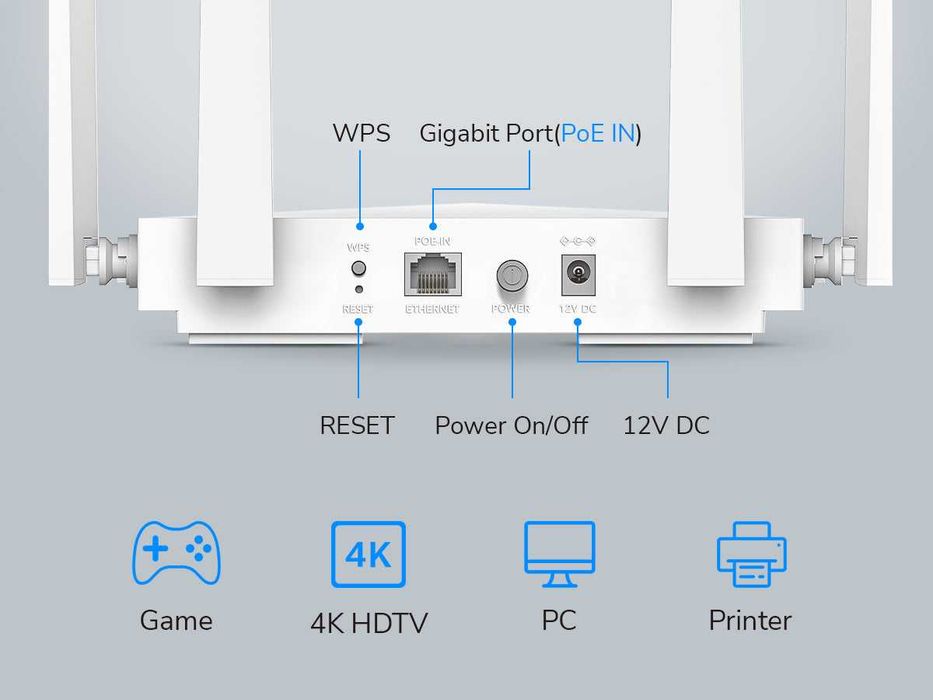[Novo] Access Point WiFi AC1200 Empresarial