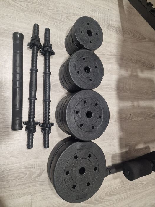 Ławeczka TREX + Hantle 40kg