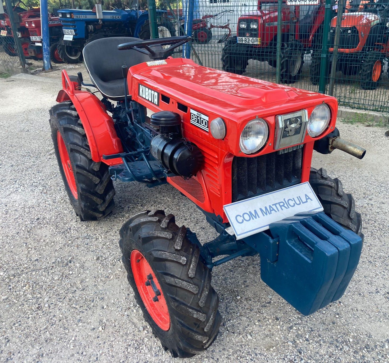 Kubota 6100, Matrícula, 4x4, pneus novos, óptimo estado.