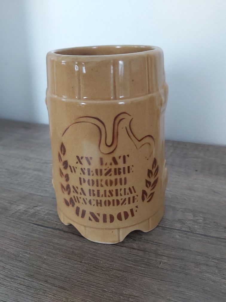 Kufel ceramiczny wazon