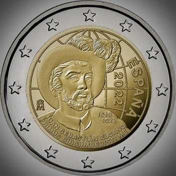 ESPANHA - 2€ Rolos de moedas Juan Sebastian Elcano