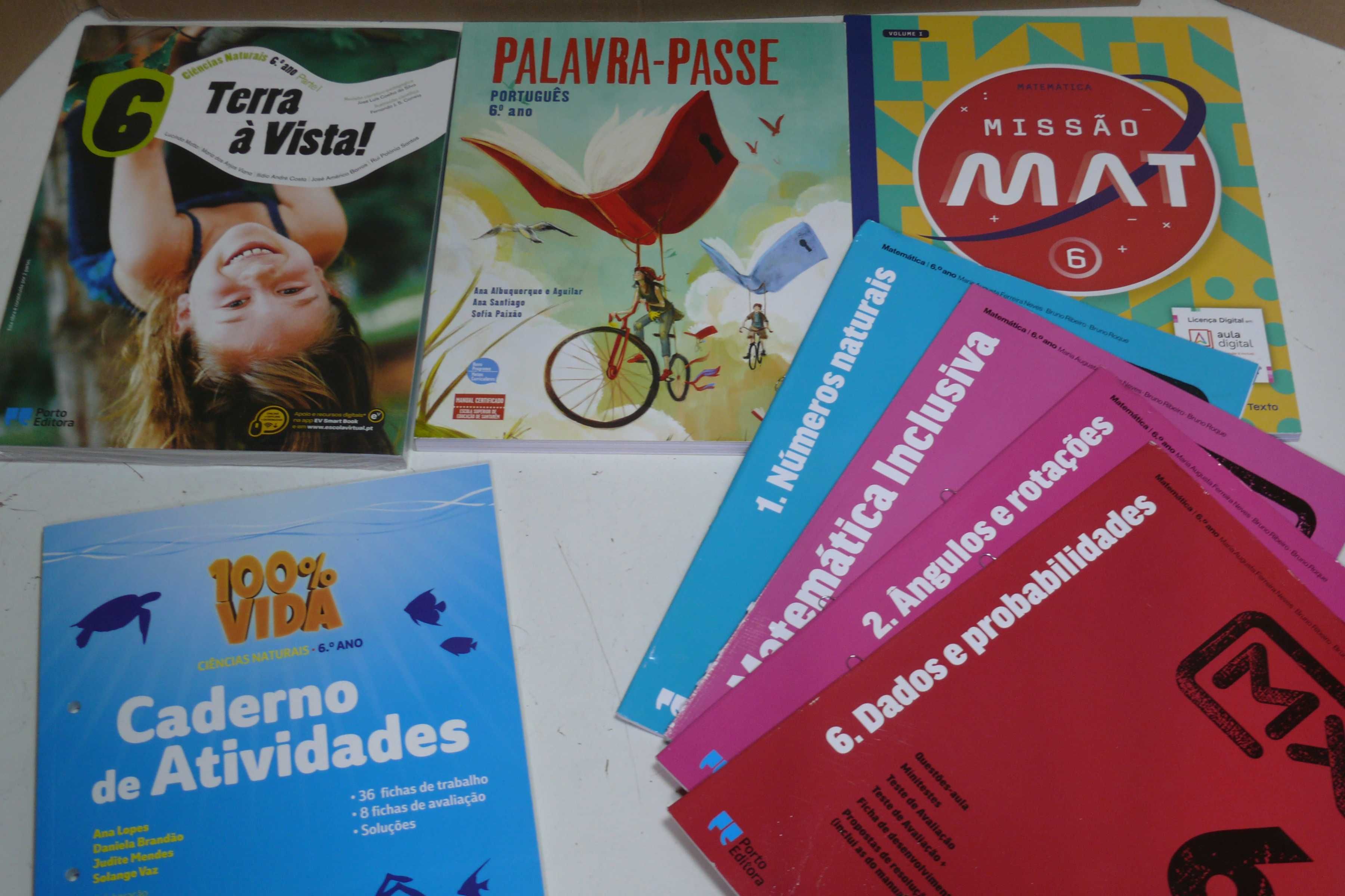 Livro do 6º Ano - Ciencias Naturais + livro de fichas