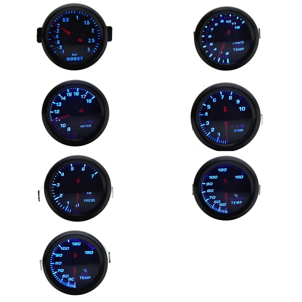 Suporte + Manometro Turbo Agua Oleo RPM EGT p/carro