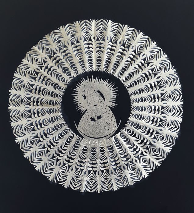 Wycinanka Matka Boska Ostrobramska