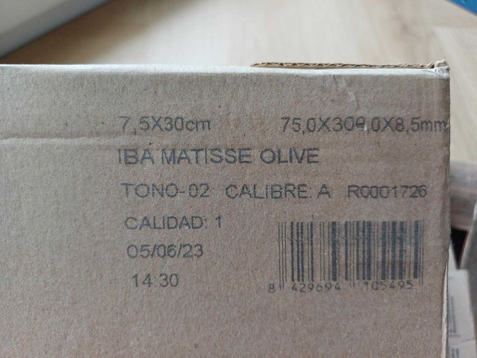 Płytka ścienna matisse olivo 7,5x30 Ibero Płytki ścienne