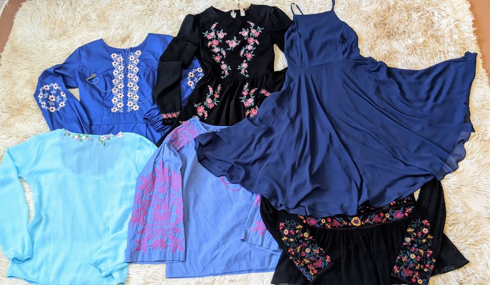 Сукня Misguided, Вишиванки Arjen, H&M.