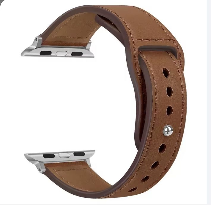 Шкіряний ремінець для apple watch 42/44/45/46/49 mm