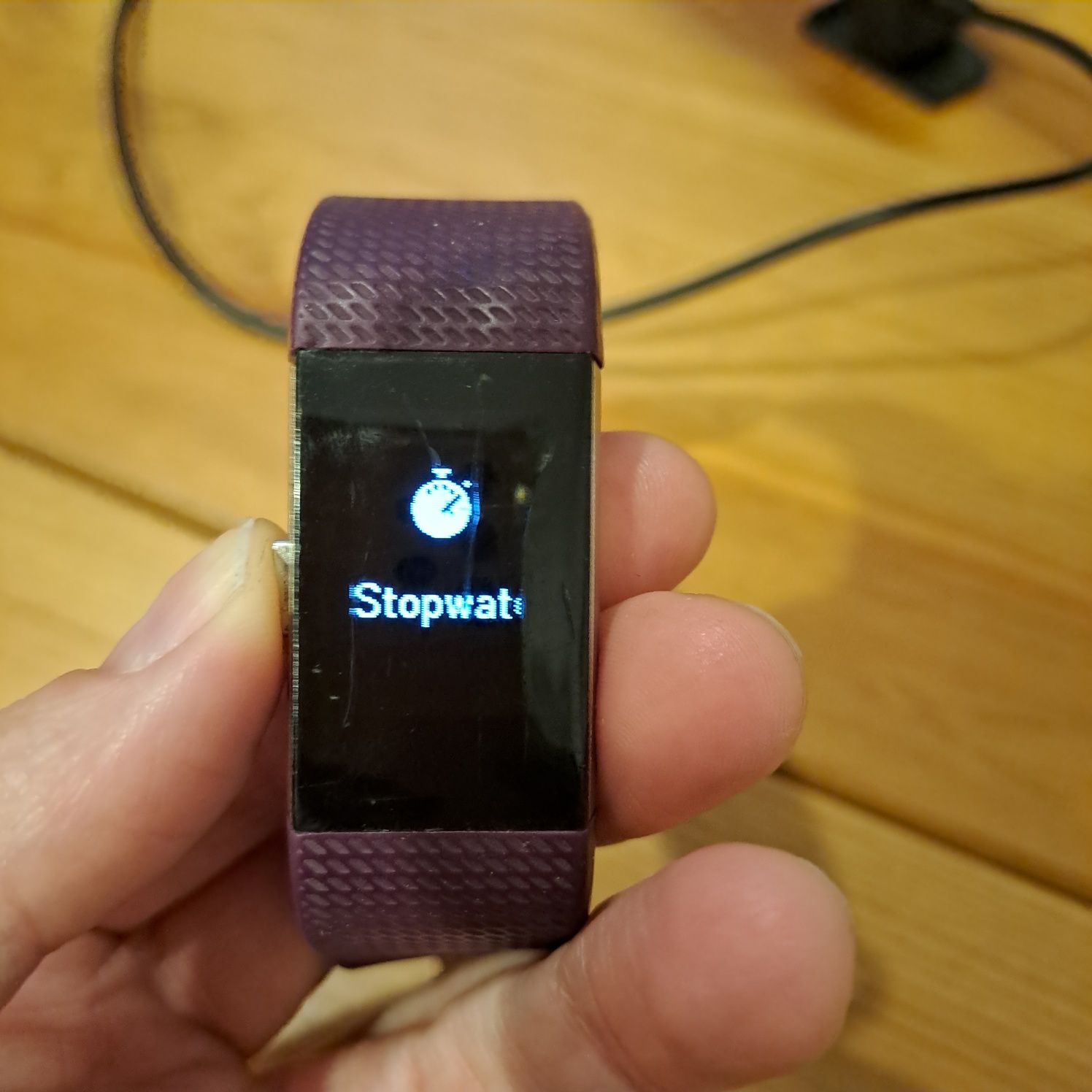 Opaska Fitbit Charge 2, sprawna, 2 paski