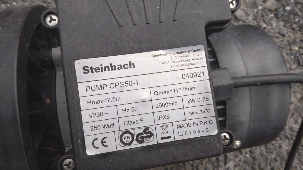Pompa basenowa Steinbach 7000l/h pompa filtracyjna do basenów