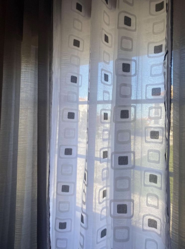 3 Cortinados Quarto + 1 Varão