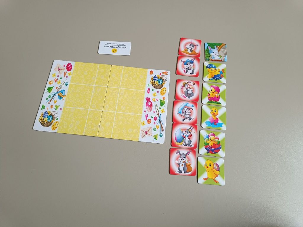 Zestaw puzzli i gra 3+
