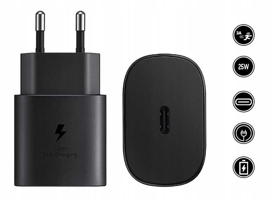 Superszybka Ładowarka 25W PPS do Samsung M55 A34 A35 A36 A54 A55 A56