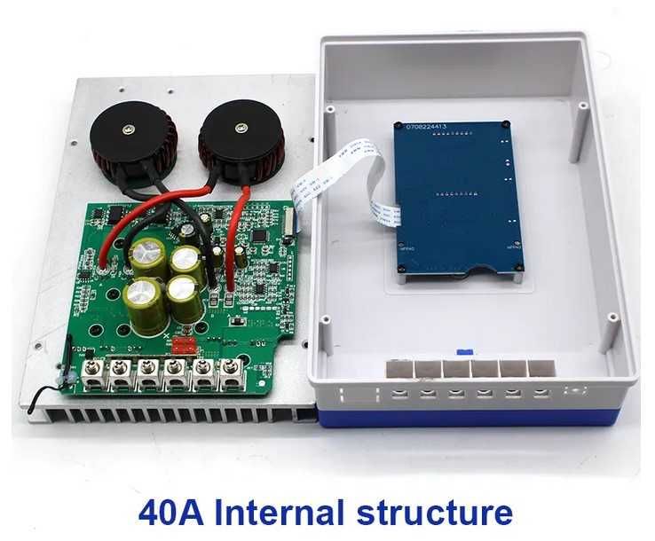 Controlador Carga MPPT Puro 20A - 100A 12v - 48v Lítio e Chumbo