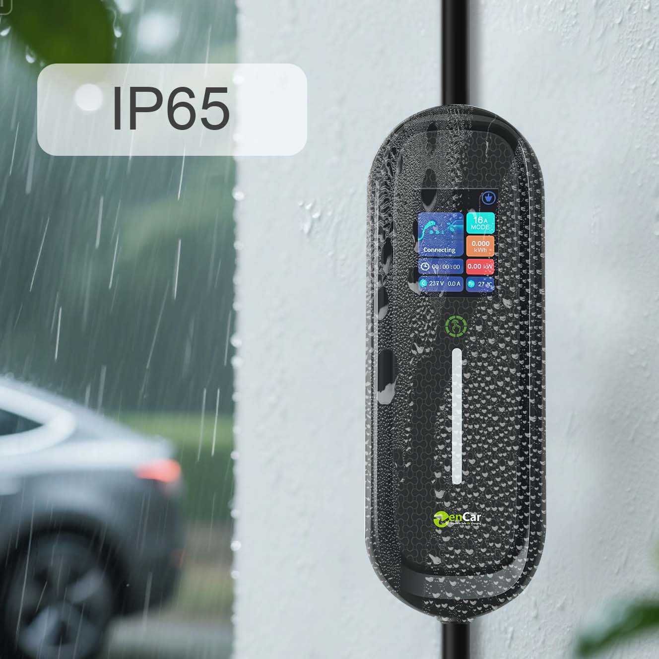 Mobilna Ładowarka Zencar 11kW 6-16A, regulacja mocy, adapter 230v