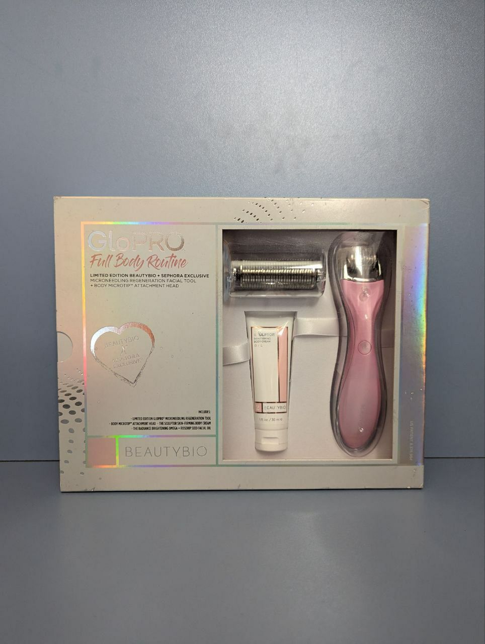 Омолаживающий набор BeautyBio GloPro для всего тела (дерма-роллер)