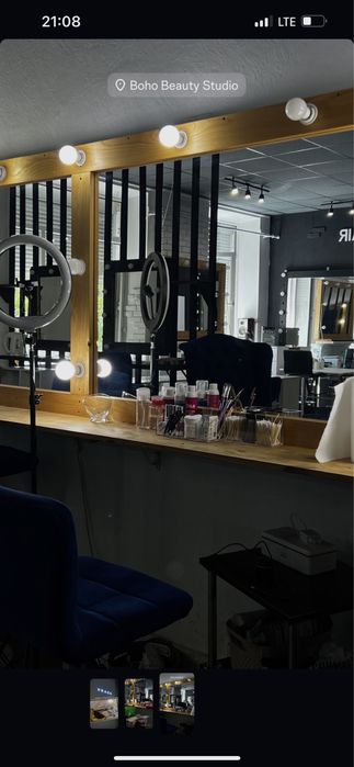 Оренда місця перукаря манікюра бровіста ламімейкера в салоні краси