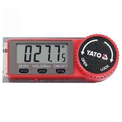 Kątomierz elektroniczny cyfrowy 200mm 360st Yato