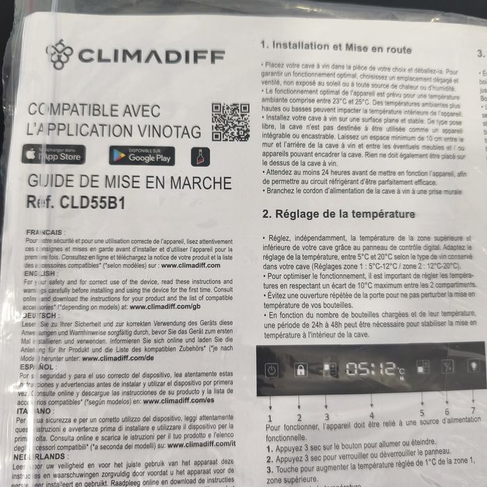 Cave de vinho Climadiff