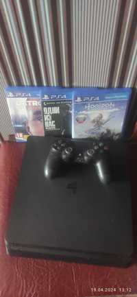 Playstation 4slim 1tb с 3 дисками (2208b)