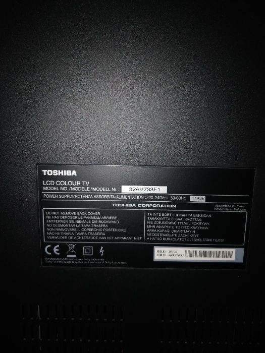 LCD Toshiba avariado