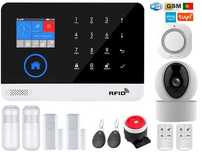 Alarme Tuya Casa sem Fios SOS/GSM/WiFi + Câmara Android/iOS (NOVO)