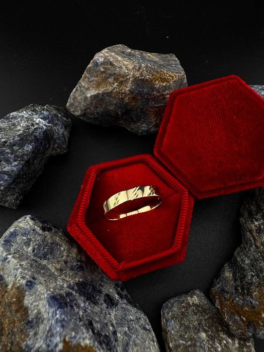 Złota Obrączka Frez | JAK NOWA | 585 | 3.36G