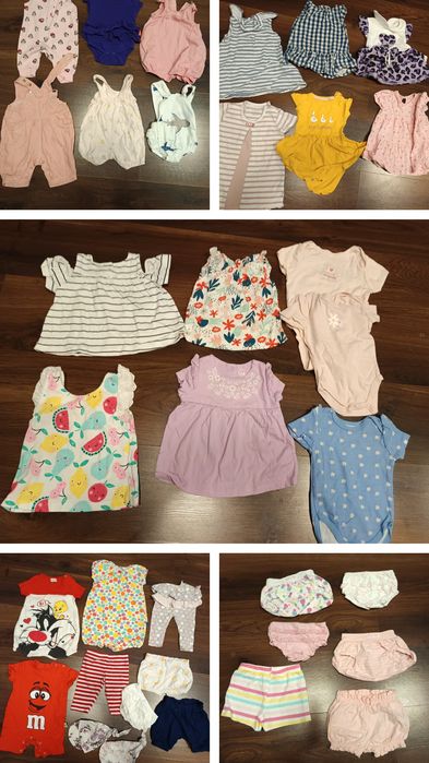 Duży Zestaw dla dziewczynki 62-68