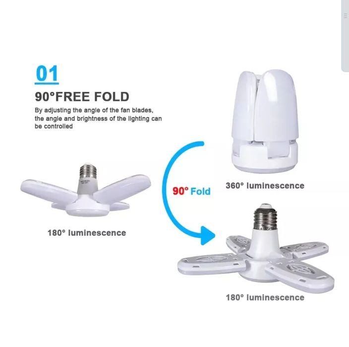 Lâmpada led inteligente detector de movimento E27 casa quarto vivenda.