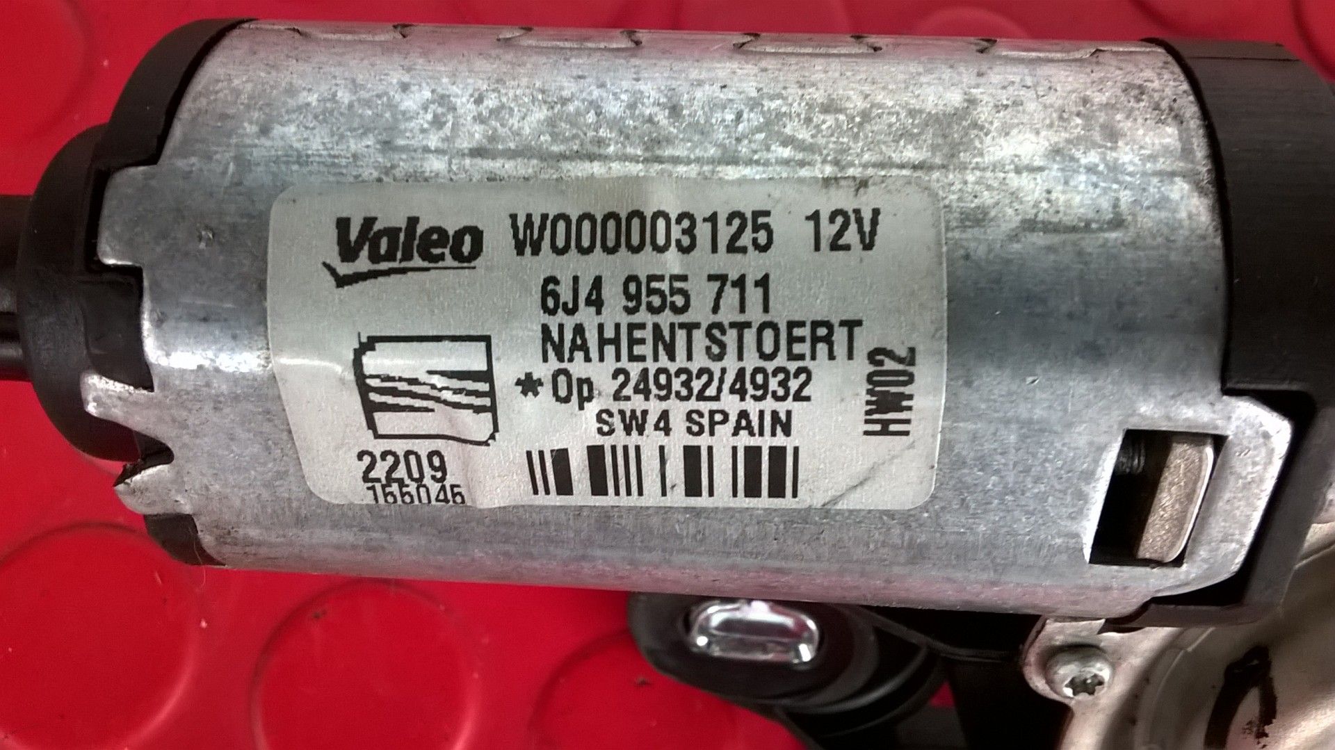 Motor Limpa Vidros Trás [Seat Ibiza 6J]