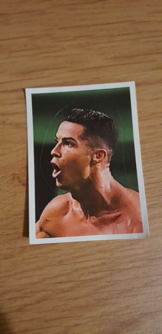 Autocolantes Cristiano Ronaldo Panini e outros Dourados e normais