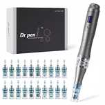 Bezprzewodowy Profesjonalny Derma Pen Mezoterapia Mikroigłowa + 20 Kar