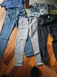 Chłopiec 3 pary spodni z podkoszulkami 11-13 lat