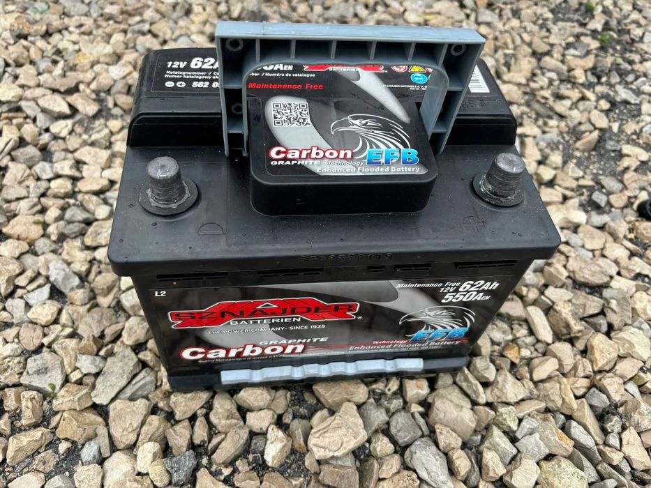 Akumulator Samochodowy Sznajder Carbon EFB 12V 62Ah 550A Start Stop 62