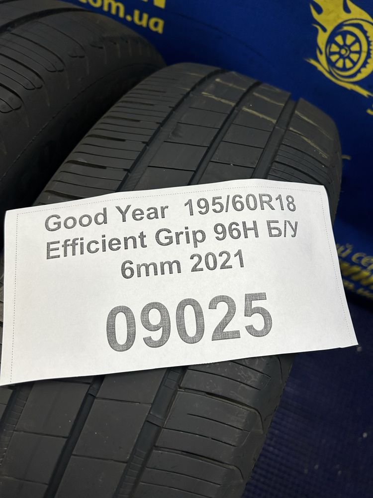 195/60R18 Goodyear Efficient Grip Performance 2шт 6мм 2021рік