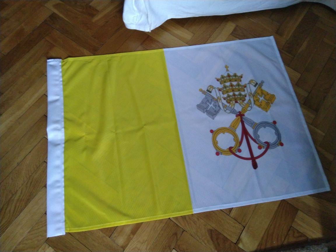 Flaga Watykanu 80 x 60 cm NOWA!