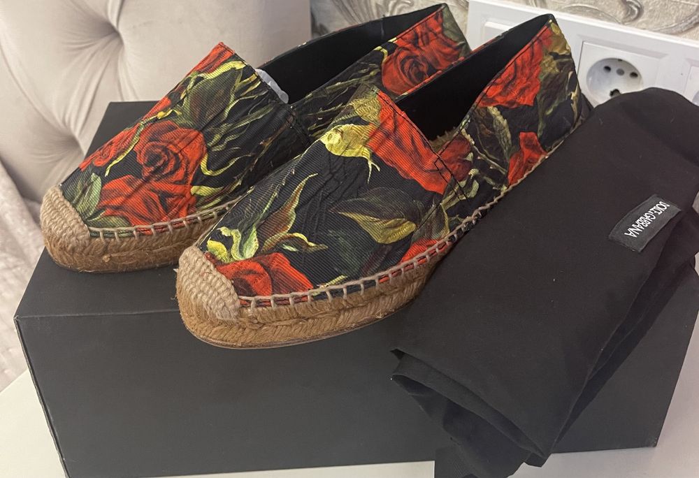 Новые Dolce & Gabbana Эспадрильи Оригинал  размер 37