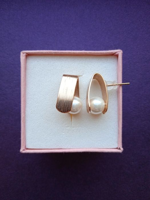 Ювелирная бижутерия Из медзолота серьги