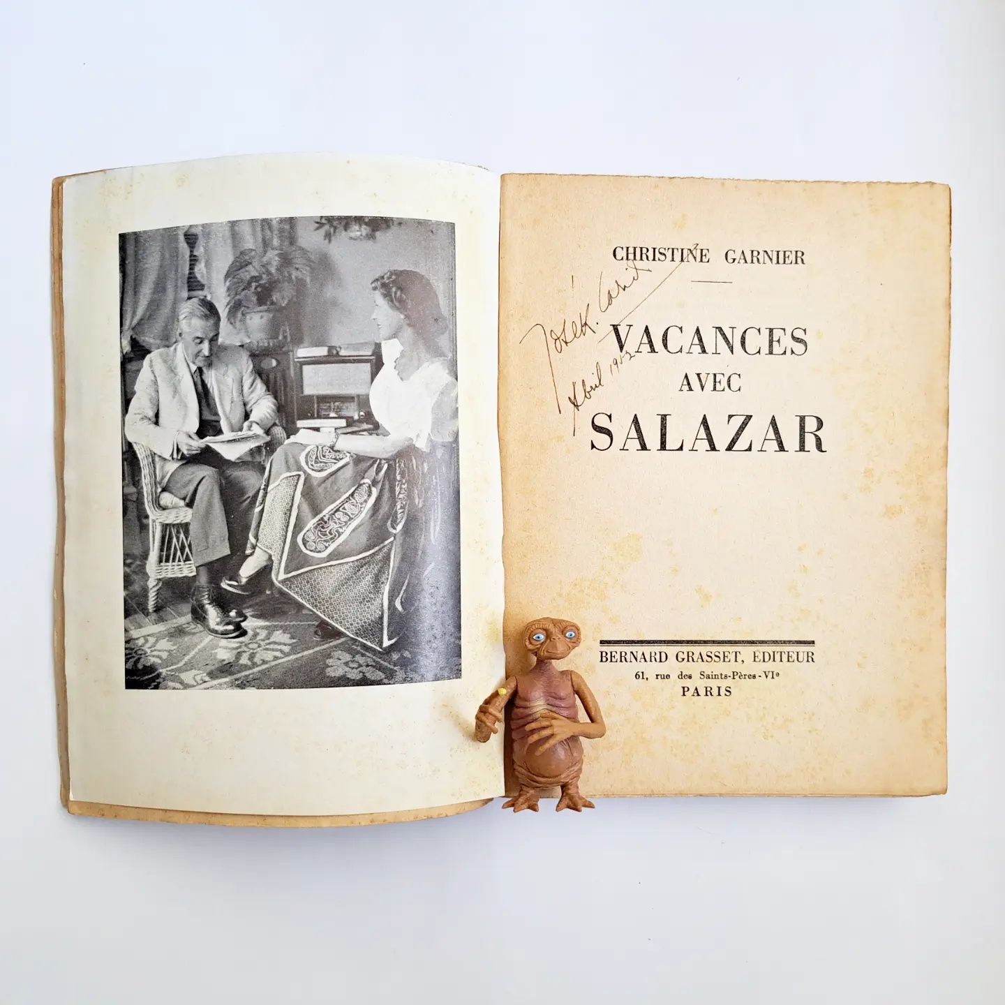 Vacances avec Salazar

Christine Garnier
Grasset / 1952

Anos